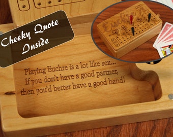 Euchre Score Counter and Personalized Euchre Set A Great Euchre Player Gift and Score Keeper by  Masterpiece