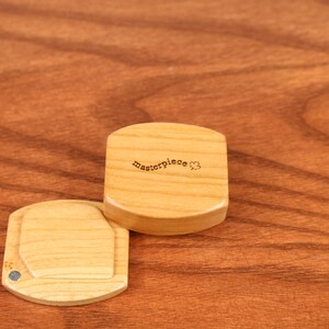 Mini caja de almacenamiento MB cubos patrón caja de madera | Etsy