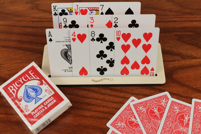 Playing Card Holder Card Game Organizer Senior Card Holder Etsy