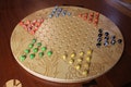 High Quality Large Chinese Checkers w 16mm designer Marbles - Dragon Pattern Laser Engraved,  18 5/8" Dia x 1/2" thick,  Paul Szewc