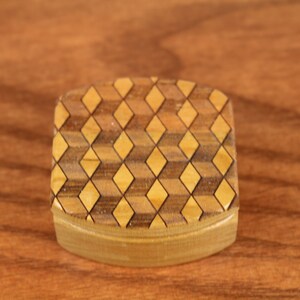 Mini caja de almacenamiento MB cubos patrón caja de madera | Etsy