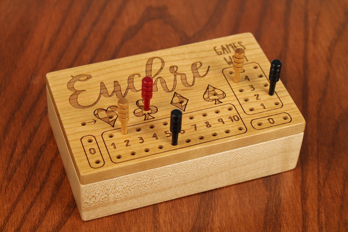 Wooden Cribbage Pegs Replacements Standard Pegs Red Black Etsy Canada