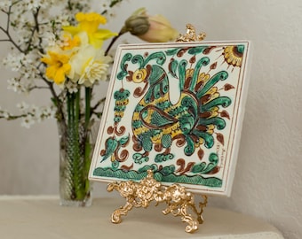 アクセントウォール装飾、装飾タイル、文化的なホームデコレーション、居心地の良いインテリアスタイル、機能的なセラミックアート