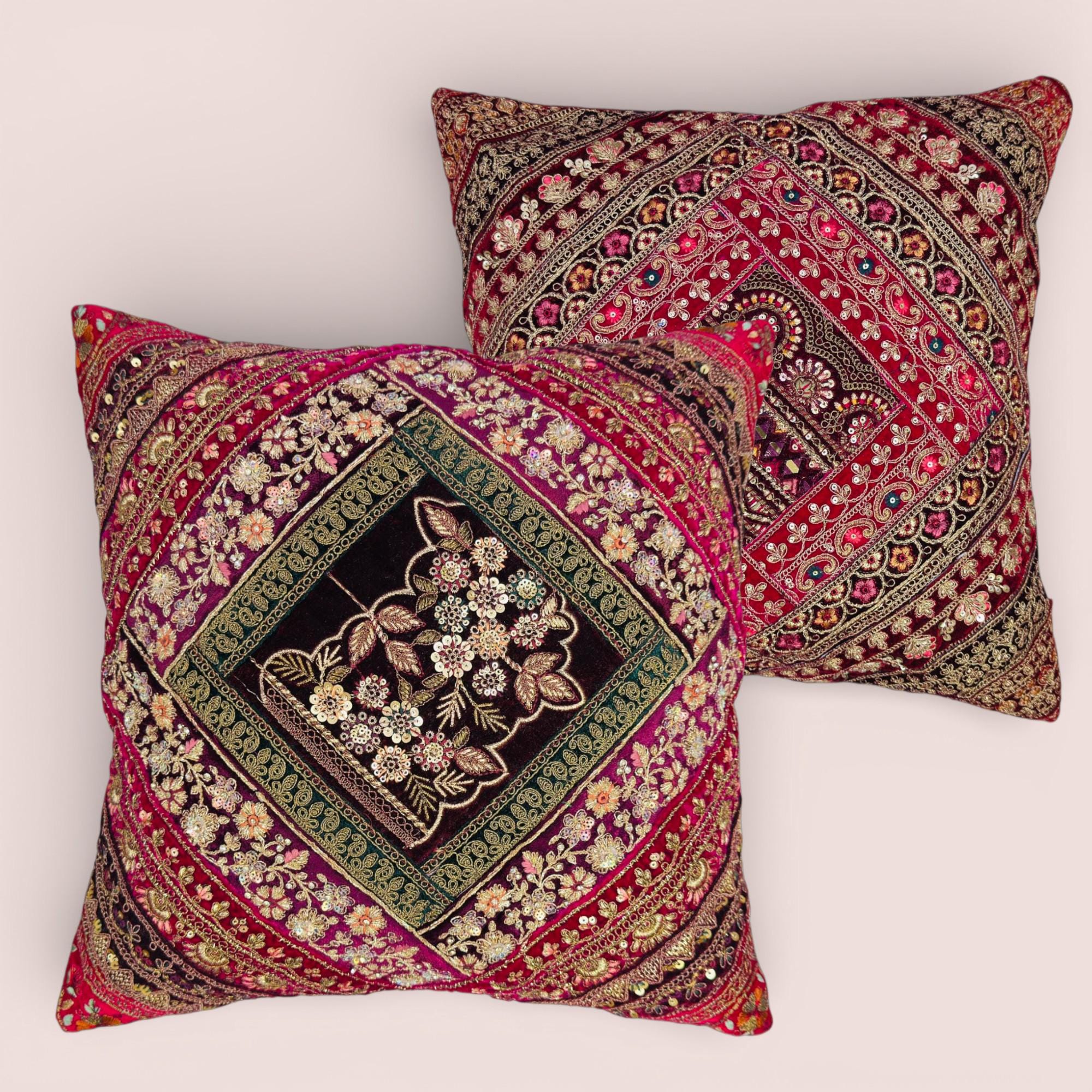 Silk antique velvet pillow covers - Etsy 日本