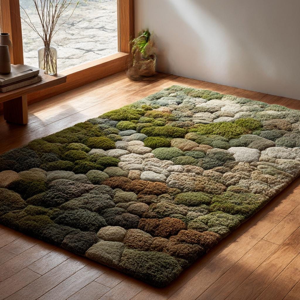 Moss rug - Etsy 日本