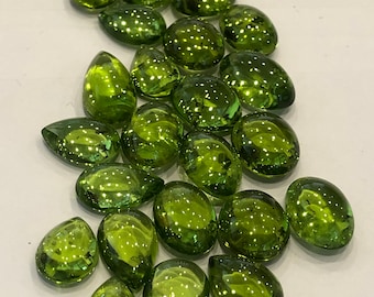 Peridot cabochons A+