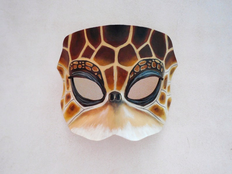Turtle Leather Mask Adult or Child Size Sea Turtle Etsy