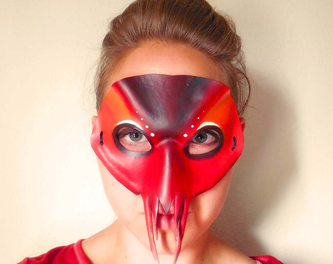 Lobster Leather Mask Halloween Mask Lobster Costume Etsy