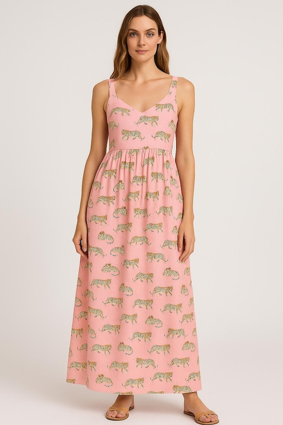 strapless open back dress Hobbs silk pink main image 1