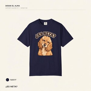エス・ネタ・コッカー・スパニエルTシャツ｜スペイン語の犬に関するフレーズTシャツ