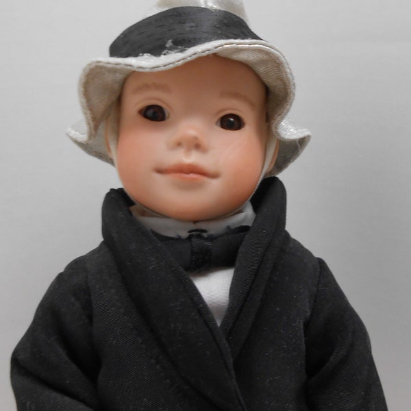 Vintage Bisque "Boy" Doll Dressed in Suit with Tails