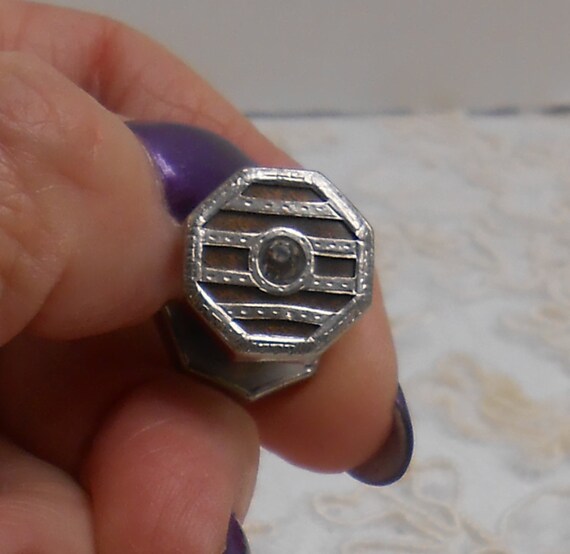 Antique Kum-A-Part Snap Style Cufflinks - image 3