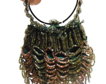 Tiny Beaded Coin Purse - AS IS for Repair