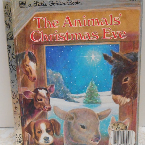 Little Golden Book "The ANIMALS' CHRISTMAS EVE" - 456-9