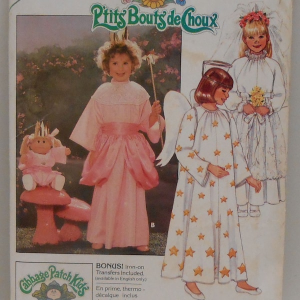 Cabbage Patch Kids Costumes Butterick #3490, All Sizes - UNUSED