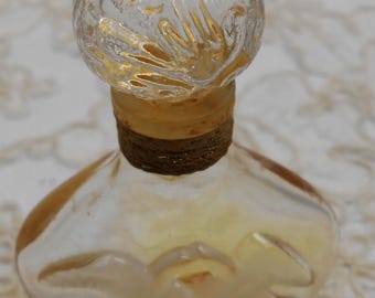 Vintage Original L'air du Temps Perfume Clear Glass Bottle - Empty
