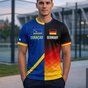 Camiseta de fútbol binacional personalizada, camiseta de fútbol binacional personalizada, nombre y número