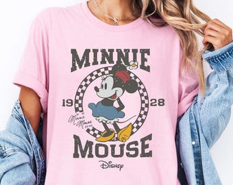 Disney Shirt Minnie Mouse Shirt Retro Minnie Mouse Shirt Disney Vacation Shirt Disneyland Minnie Shirt Magic Kingdom Comfort Colors® Shirt