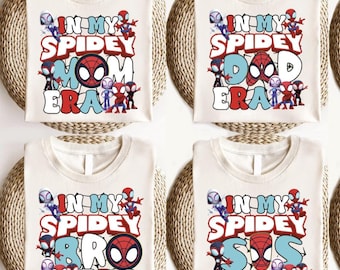 Spidey Family Shirt Matching Family Spidey Shirt Superhero Mommy And Daddy Shirt Super Hero Matching Shirt Toddler Shirt In My Spidey Era