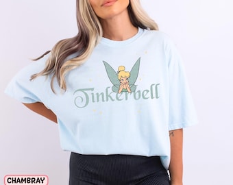 Disney Tinker Bell Comfort Colors® Shirt Fairy Magical Shirt Retro Disney Tinker Bell Shirt Pixie Dust Shirt Disneyland Family Trip Shirts