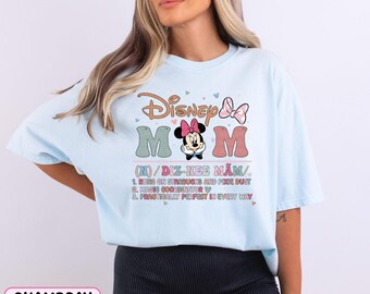Disney Mom Comfort Colors® Shirt Minnie Mouse Shirt Perfect In Every Way Disney Mama Shirt Cute Disney Minnie Shirt Disney Mothers Day Shirt
