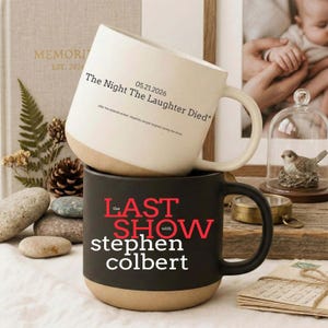 Mug Le dernier spectacle avec Stephen Colbert 2026
