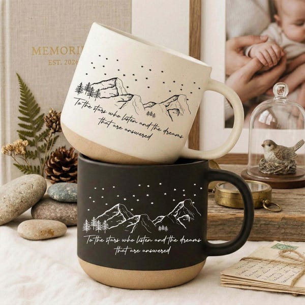 Velaris Mug, ACOTAR Cup, City of Starlight Mug, Sarah J Maas Coffee Mug, Gift for SJM Lover, Smut Reader Mug, To the Stars Who Listen Merch