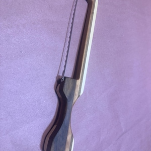 Artisan Wooden Bread Bow Knife