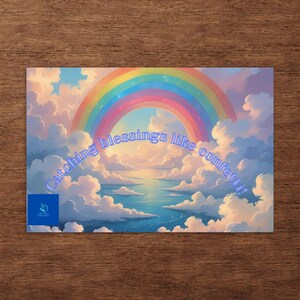 Sacred Mindshift Rainbow Postcard