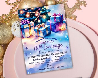 Ornament Exchange Invitation: Kitsch Holiday Party Evite Template