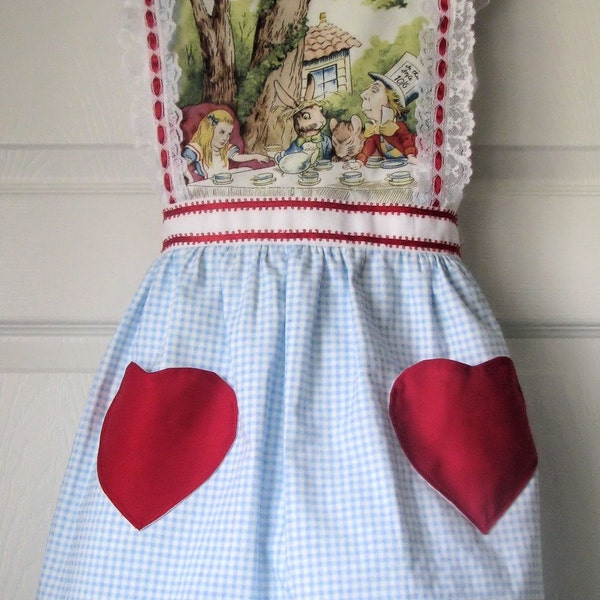 Tea with the Mad Hatter Alice in Wonderland Apron