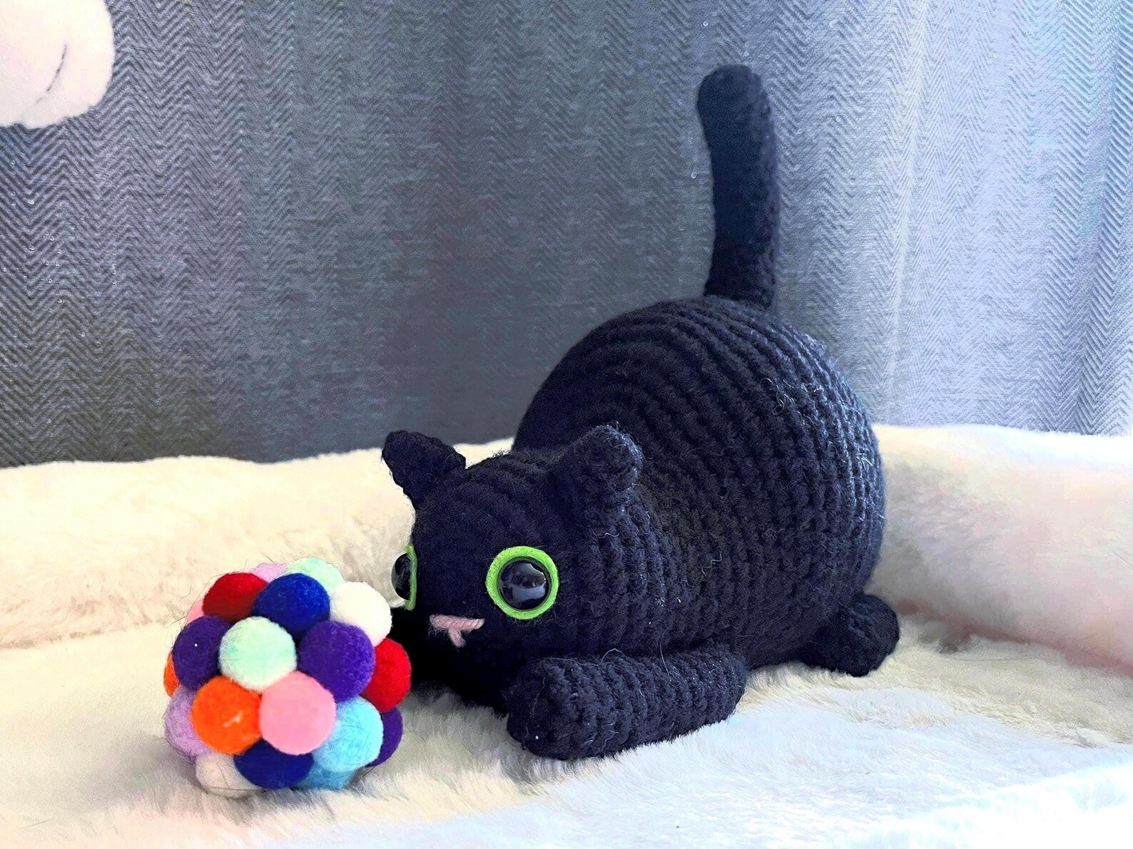 Croatching Patterns Kiki the Crouching Cat Crochet Pattern (PDF) - Etsy