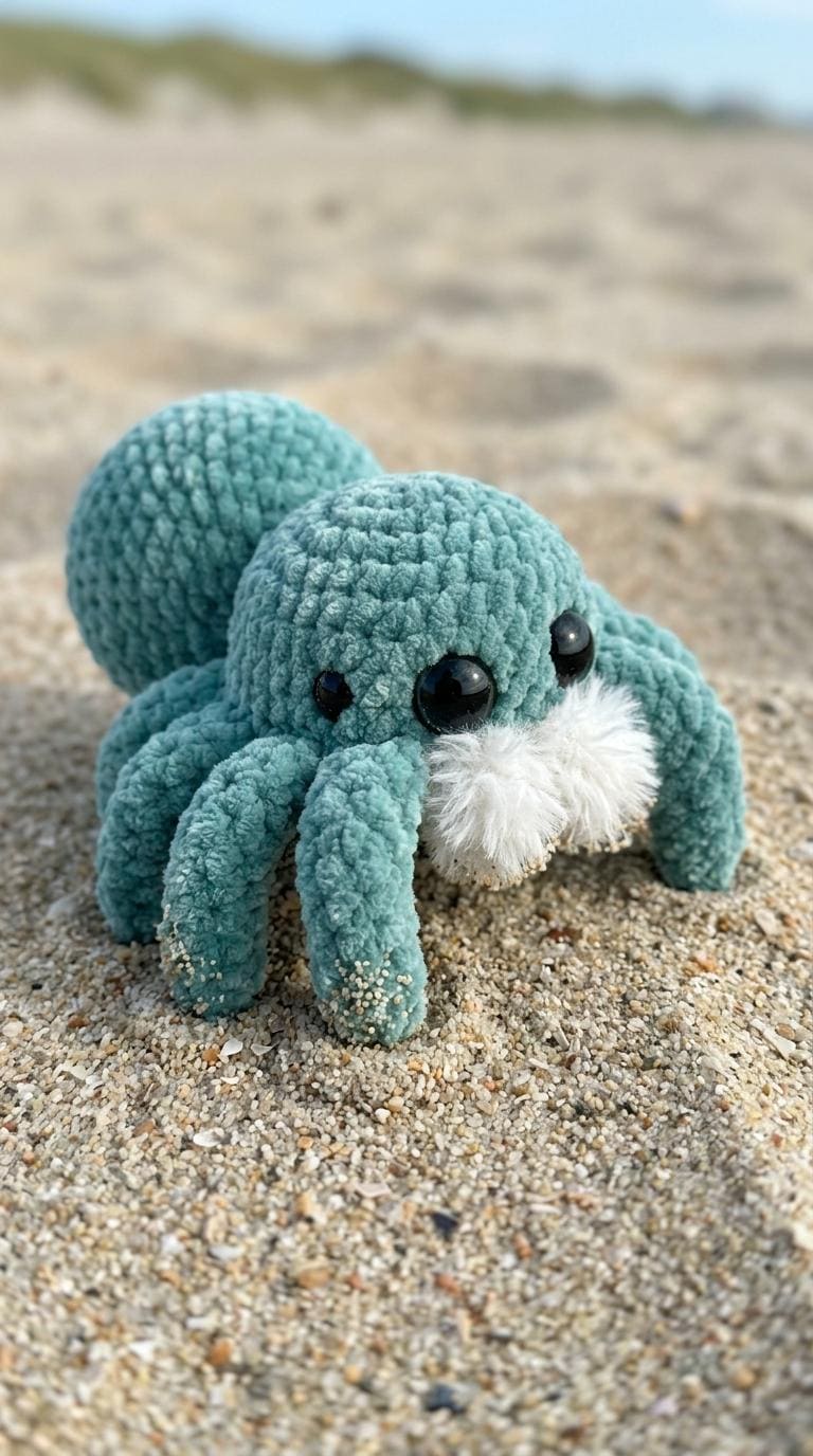 Easy Beginner Cute Spider Amigurumi Plush PDF