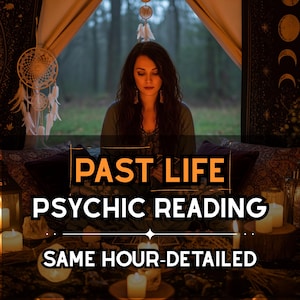 Same Hour Reading, Past Life Psychic Reading, Detailed Karmic Reading, Past Life Regression Analysis, Soulmate Reading, Clairvoyant Reading