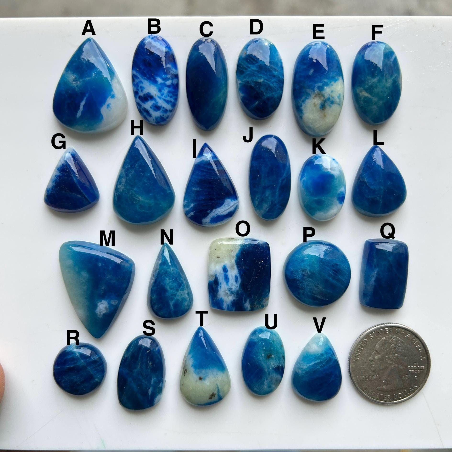 アフガナイト A One 品質 100% 天然アフガナイト カボション ルース