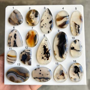 Natural  Montana Agate Gemstone beautiful Montana Agate Cabochons Designer Montana Agate jewelry making and fine both side Hand polished