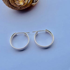 Dainty Sterling Silver Earrings – Simple, Minimalist, Everyday Wear, Modern Minimalist Jewelry for Women Handmade Earring, Gift for Her,