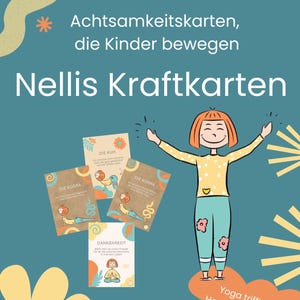 Nelli's Power Cards - 40 liefdevolle affirmatiekaarten voor meer mindfulness, beweging en vreugde, inclusief een leuk spel als download, ca. 10 x 7 cm
