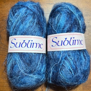 Vintage Sublime Mohair, Wool and Nylon Yarn, Color 4003 (One Skein - Large Quantity Available!)