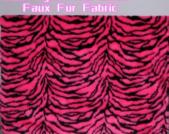 Tigre zèbre imprimé léopard fausse fourrure poils ras doux peluche matériel Fursuit Cosplay déguisement artisanat bricolage textile épais support coupé
