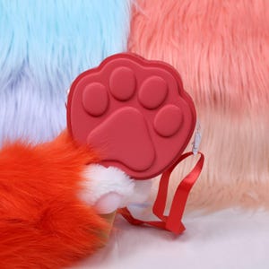 Zootropia Pawpsicle Pälsfläkt Tre hastigheter Bärbar handhållen fläktrem Söt ispopp tassdesign USB-laddningsbar 3D-tryckt pälsdräkt rekvisita bild 11