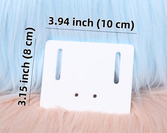 Fursuit Tail Mounting Plate 3mm Slot Design Acrylic Tail Base Connector Durable 5mm Support Board Waist Belt Cosplay Furry Accessory