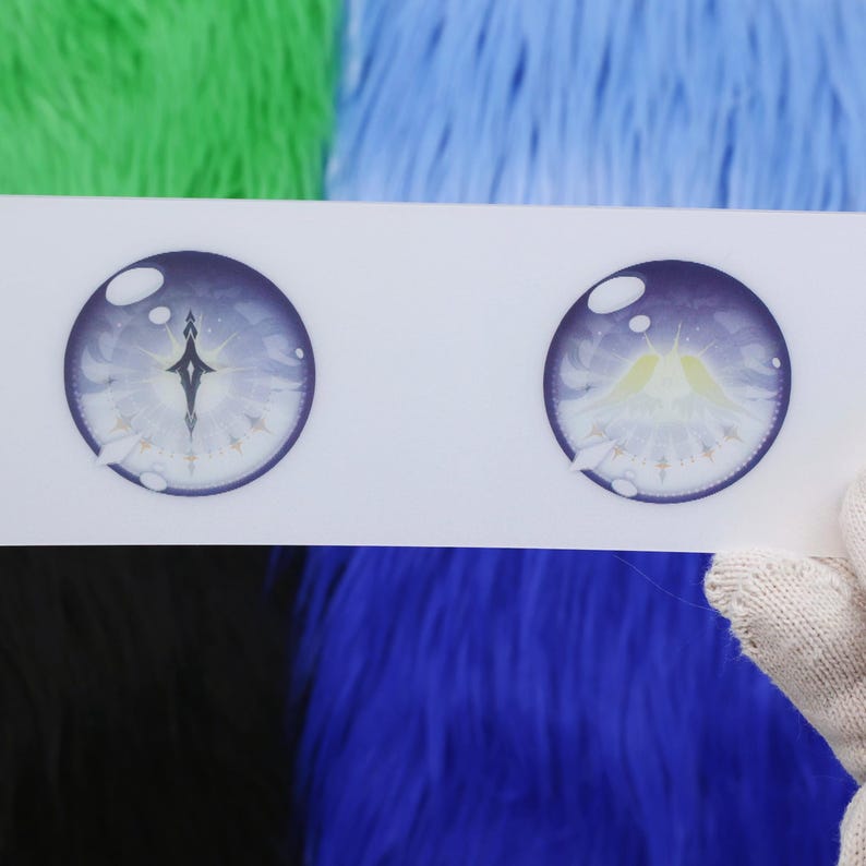Lenticular Magic Fursuit Eyes Angel Cross Transform Eye Panels Fantasy ...