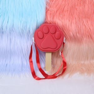 Zootropia Pawpsicle Pälsfläkt Tre hastigheter Bärbar handhållen fläktrem Söt ispopp tassdesign USB-laddningsbar 3D-tryckt pälsdräkt rekvisita bild 2