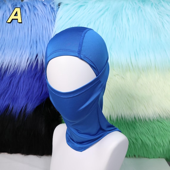 Cooling Face Mask for Fursuit Heads Breathable Quick Dry Fabric in 3 Styles Lightweight Moisture Wicking Liner for Costume Cosplay Wear