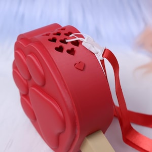 Zootropia Pawpsicle Pälsfläkt Tre hastigheter Bärbar handhållen fläktrem Söt ispopp tassdesign USB-laddningsbar 3D-tryckt pälsdräkt rekvisita bild 9