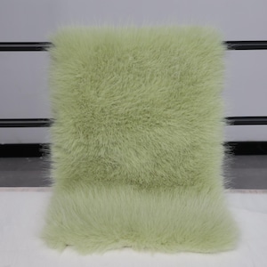 3cm Faux Fox Fur Fabric Green Teal Plush Synthetic Fur for Fursuit Cosplay Plush Toys DIY Craft Projects Forest Mint Lime Shades by the yard