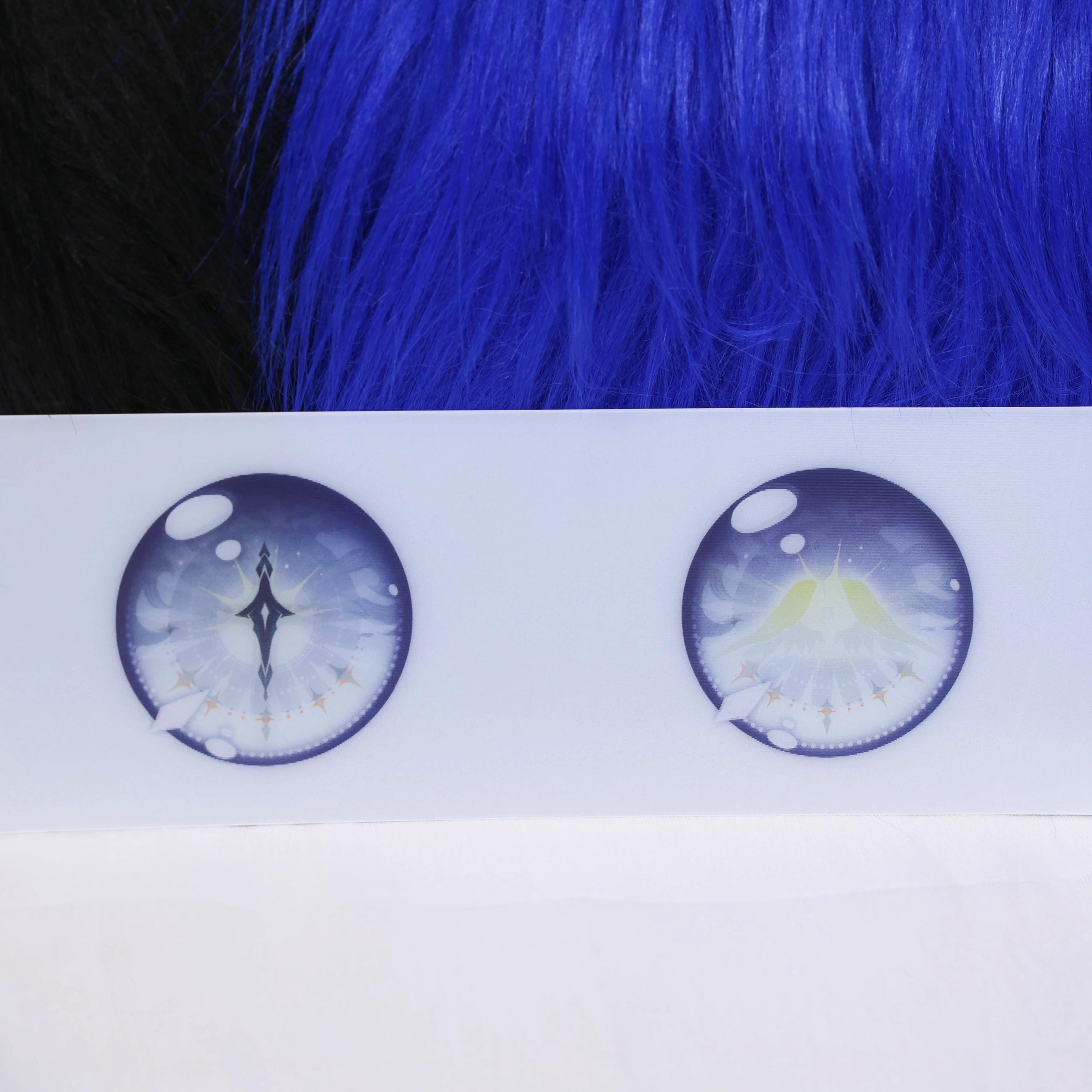 Lenticular Magic Fursuit Eyes Angel Cross Transform Eye Panels Fantasy ...