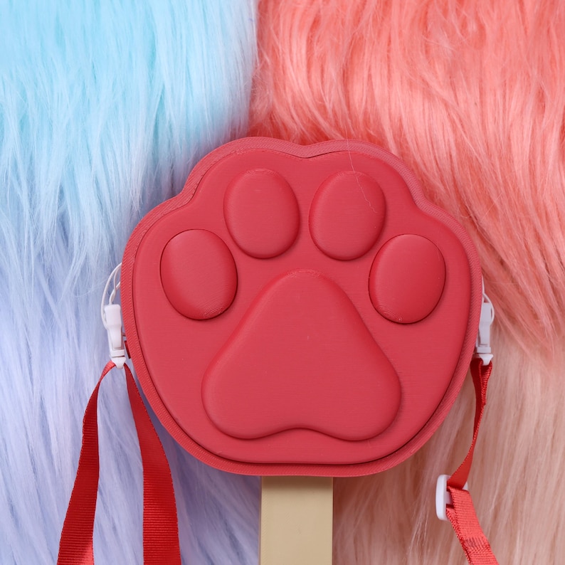 Zootropia Pawpsicle Pälsfläkt Tre hastigheter Bärbar handhållen fläktrem Söt ispopp tassdesign USB-laddningsbar 3D-tryckt pälsdräkt rekvisita bild 3