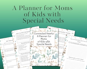 Planificador de IEP de apoyo emocional para mamás: necesidades especiales y autismo (descarga en PDF)